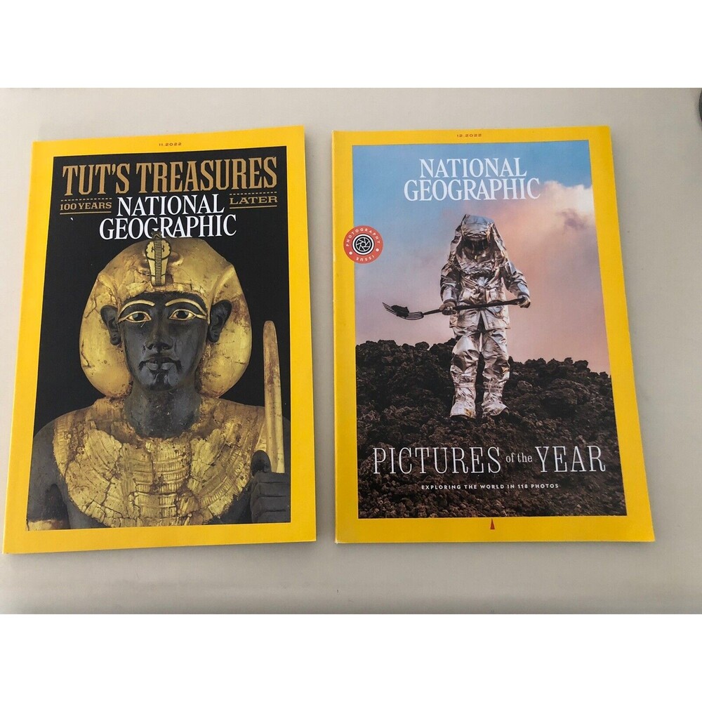 National Geographic Magazine Lot of 2 Nov‎ and Dec 2022